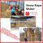Neweek farm use electric semi-automatic straw rope braiding making machine