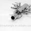 Metal air control valve with 4 outlet