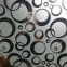 decorative glass factory design pattern art glass clear fosted titanium glass