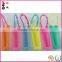 Colorful silicone plain mini size lip gloss bottle case
