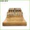 Bamboo knife holder universal knife block Homex BSCI/Factory