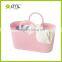 emc 2017new PE large Weave Basket for clothes plastic luandry basket storage basket 38L