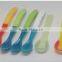 plastic company directly offer cute spoon in different shapes for feeding kids