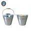 Family 10L Galvanized Zinc metal steel bucket