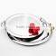 stainless steel oval food serving trays with stainless steel handles