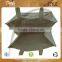 PP Laminated jute shopping bag with jute handle & with one color print two side