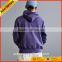 Fashion quality reverse weave purple men hoodies sweatshirts