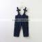 2017 Wholesale Kids Denim Overalls Fancy Girls Jeans Pants Suspenders Suit