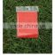 PE Disposable Semitransparent Emergency Red Poncho