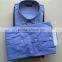 Men's T/C yarn dyed check business shirt with box packing