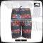 Retro design washing fade sublimation swimwear mens boardshorts