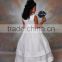 Children Girl Dress With 2015 Summer Latest Flower Girl Dress with Long Sleeve Organza Jacket