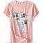 Custom silk screen printng t-shirt made in China