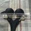 M859 Runwaylover 2016 Sexy Black Metallic Crystal Diamond Bikini Swimwear