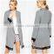 Regular Fit Long Sleeve Jersey Sleeping Robe for Women,maternity Lace Trims Robe 2016