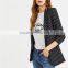 2018 fall and winter newest style Fitted Polka Dot Open Front Blazer