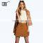 A Line Button up Corduroy Short Mini Skater Skirts for Women