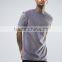 Men's Longline T-Shirt In Heavy Velvet