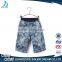 Hot Summer 2-8 years Short jeans child clothing boys denim shorts flower pattern printed kids short pants