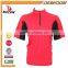 Custom Design Half Zipper Collar Short Sleeve Mens Gym T Shirt