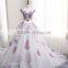 High quality charming style lace Sweetheart neckline appliqued ball gown Bridal dress TS302