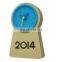 2014 New desgin paper calendar clock