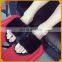 Women Rex Rabbit Fur Flip Flop Colorful Shoes Outdoor Slipper