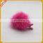 Fluffy mink fur pompom lovely colorful cute fur ball hairpin