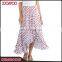 Mature Women Print Floral Maxi Skirt Latest Long Skirt Design