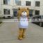100% handmade hot sale customized teddy bear mascot costume for adults