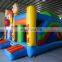Combination inflatable bouncer slide, Carnival Game inflatable clown