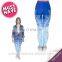 Mandala ombre blue fitness workout sexy pants wholesale custom fit hot girls casual pants photo muscle ladies leggings for woman