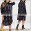 Multifunctional Fat Girl Causal Dress Printed Shirt Dress Clothes Women Dress