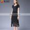 Fashion Casual pleated Vestidos Women Dresses Tulle pleated dress