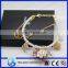 character tower gold chain weave beads bracelet