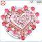Fashion crystal handbag red stone bag hanger