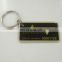 double side epoxy coated keychain tag with ring