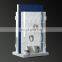 Rotating lockable acrylic watch display cabinet with double sides