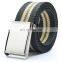 New product on China market alloy buckle canvas belts