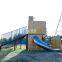 Special Design Children Slide for Theme Park Wooden Outdoor Playground with Stainless Steel Slide