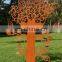 Metal Sculpture People tree Corten Steel Statue for sale
