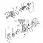 Hydraulic Gear Pump 705-51-20400 Pilot Gear Pump WA200-1C PC80-1 Loader Double Pump Assy