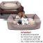 Manufacture Sale Customized Luxury Square Pet Bed