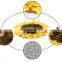 Sunflower Shaped Pet Bowl Anti-choking Dogs Feeder Intelligent Slow Eating Cats Bowl