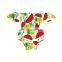 Girl Summer Fruit Jumpsuit Bubble Romper Wholesale Baby Clothes Bodysuit