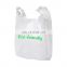 Customized Eco-friendly Compostable T-shirt promoting bag