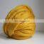 GZ0608- wholesale bulk knitting fancy chunky thick Australian merino multicolor felt 100% wool roving yarn making machine yarn