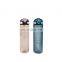 Harbour BPA Free Portable Plastic Tritan 750ml Sport Water Bottle with Straw