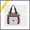 2016 China wholesale fashion women canvas shoulder handbag for ladies