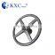 Cast grey iron lathe handwheel threaded for milling machine